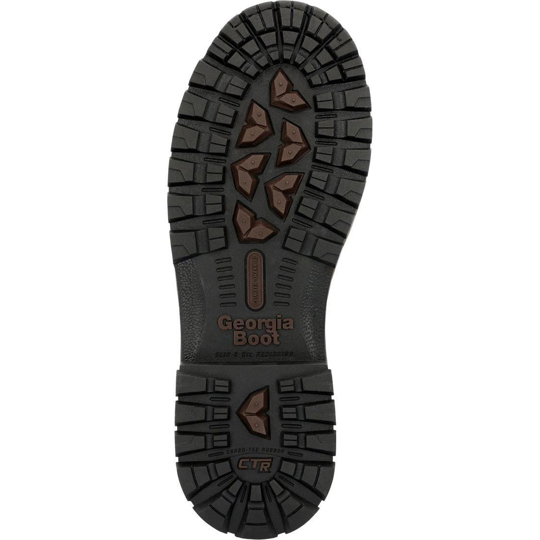 LTX Logger 9 Waterproof Work Boots for Men - Steel Toe Safety Shoes with Slip Resistant Outsole - Ideal for Construction, Logging & Outdoor Work