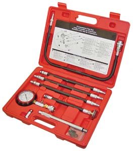 Lang Tools TU30A Compression Tester Kit - Professional Engine Diagnostic Tool for Cars, Trucks & Motorcycles | Perfect for Mechanics & DIY Auto Repair