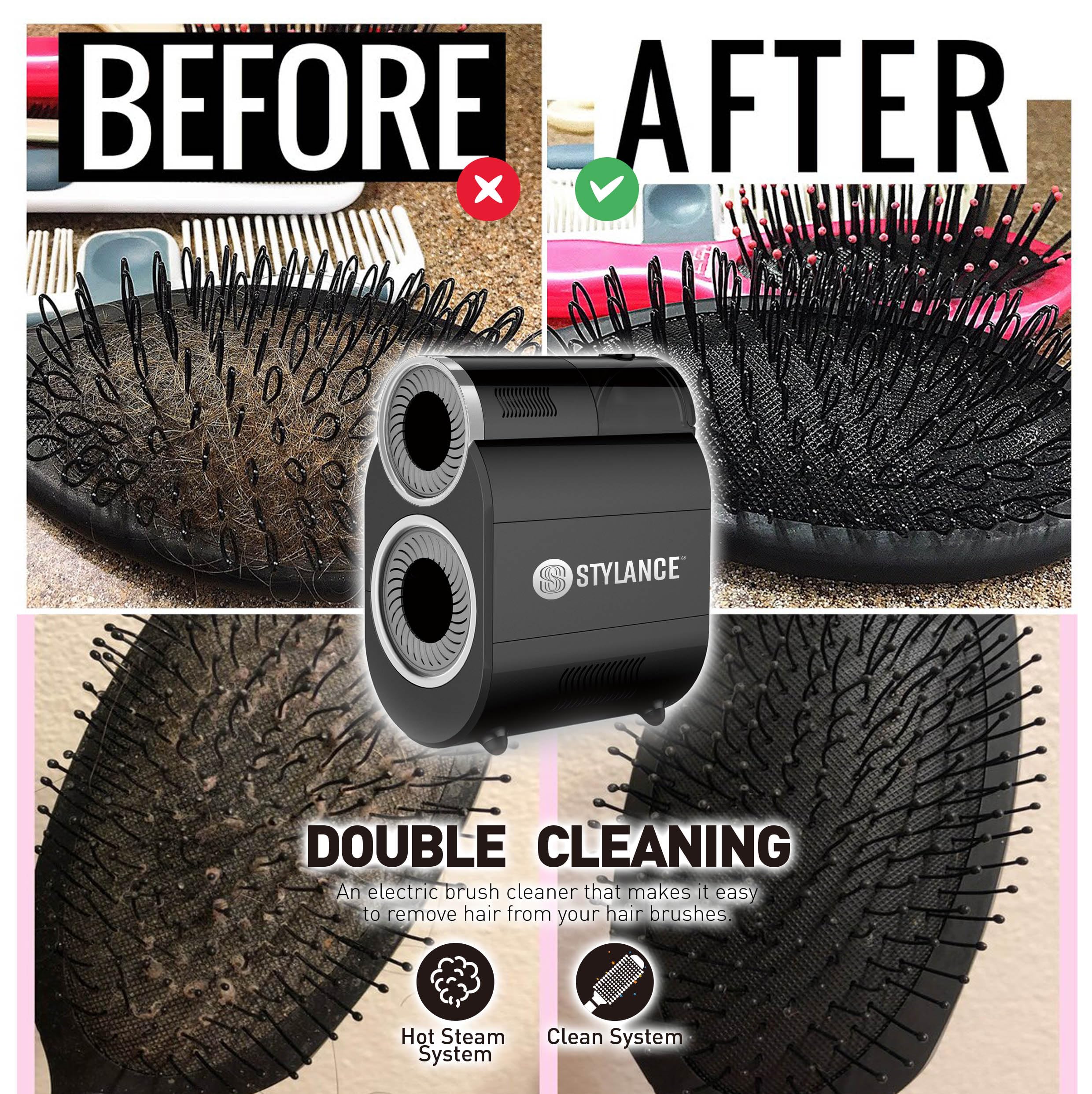 Professional Electric Hair Brush Cleaner Machine - Automatic Round Brush Cleaning Tool for Home & Salon, Fast & Portable Hair Dust Remover - Perfect for Stylists & Daily Hair Care