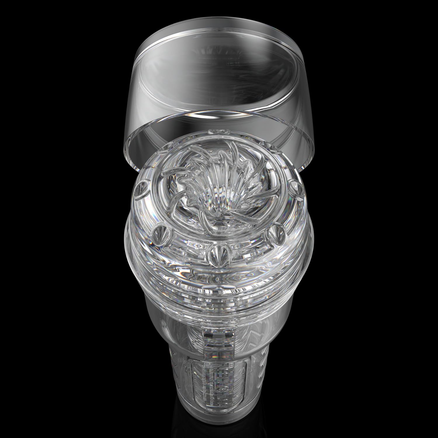 Fleshlight Go Torque Clear Male Masturbator - Discreet & Realistic Male Sex Toy for Solo Pleasure & Stress Relief