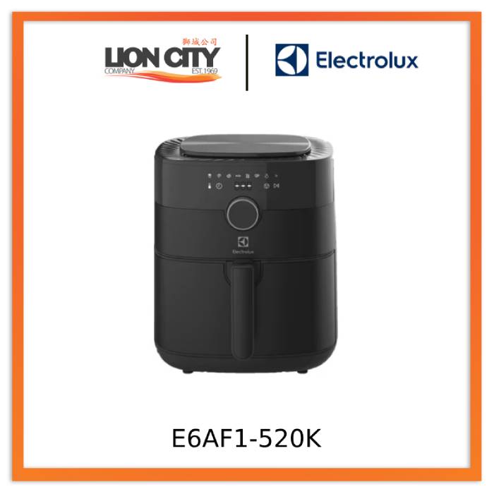 Electrolux E6AF1 520K 5L Explore 6 Air Fryer - Large Capacity Digital Air Fryer Oven for Healthy Cooking, Baking & Roasting - Perfect for Family Meals, Snacks & Party Food