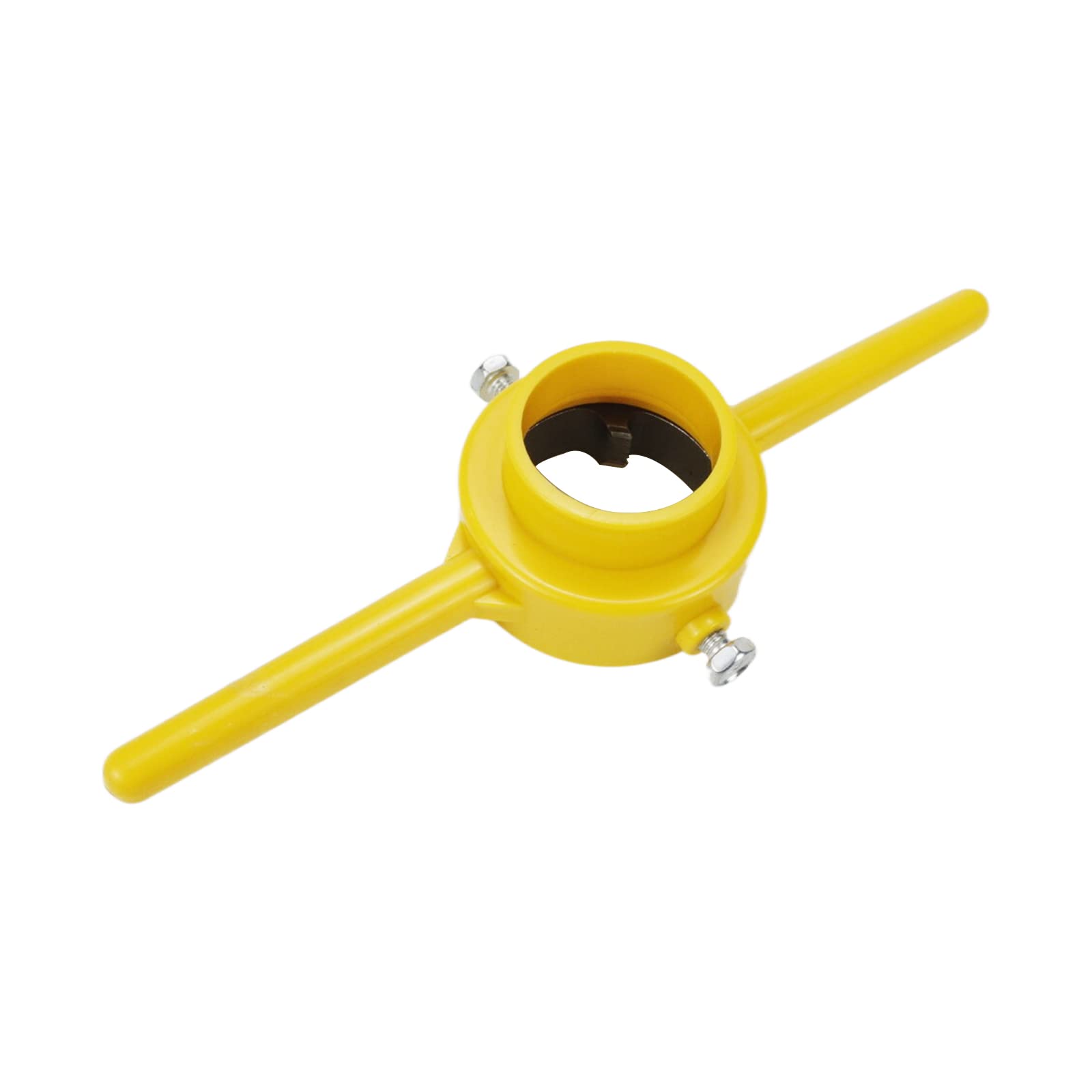 6 Pcs PVC Pipe Threader Tool Kit - Round Pipe Die Set with 3 Dies (1/2