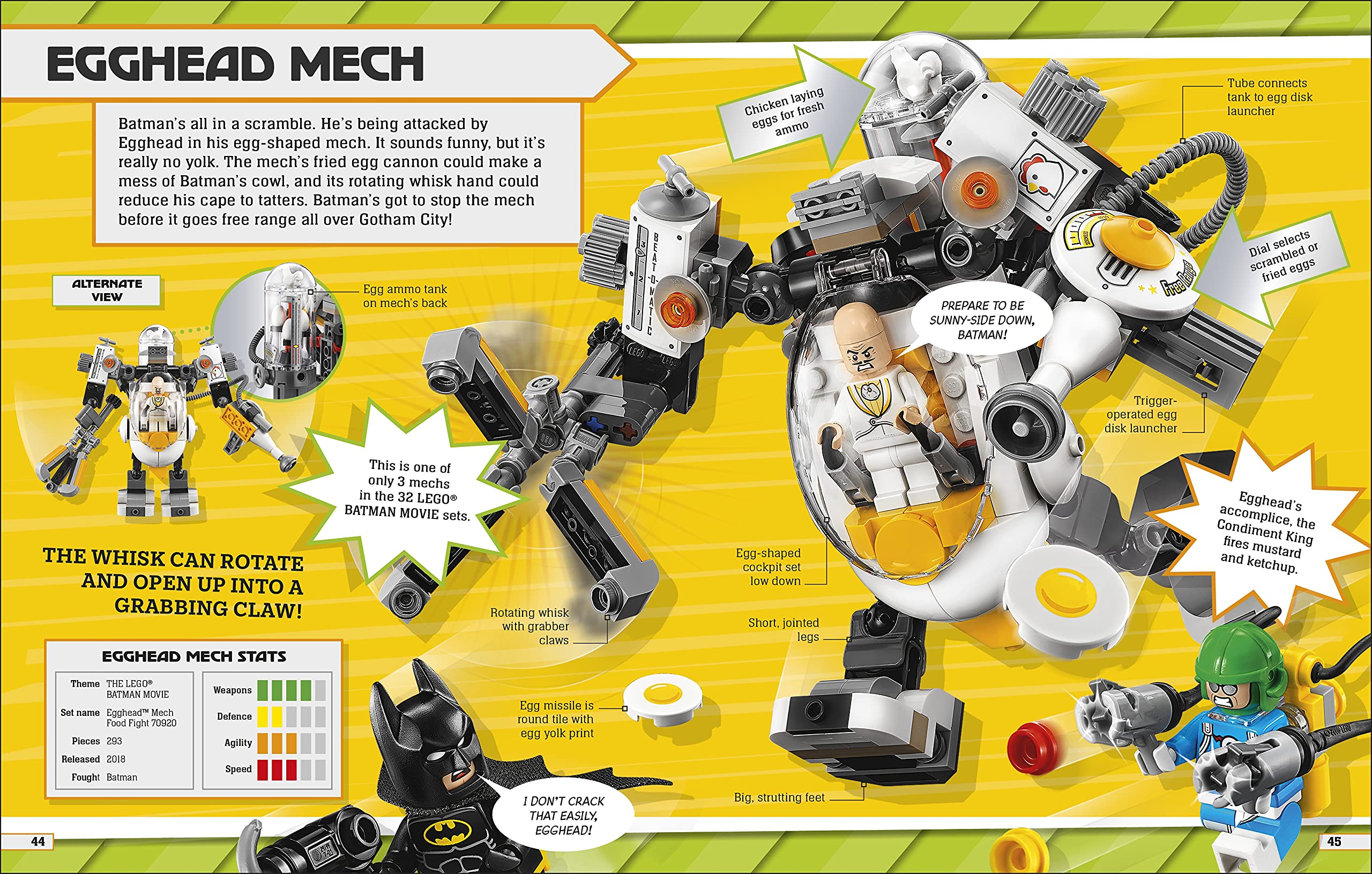 Mighty LEGO Mechs Building Kit - Creative Construction Toy for Kids & Adults - Perfect for STEM Learning, Gifts, and Home Decoration