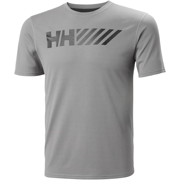 Helly Hansen 2022 Men's Lifa Tech Graphic T-Shirt - Moisture-Wicking Performance Shirt for Hiking, Running & Outdoor Activities