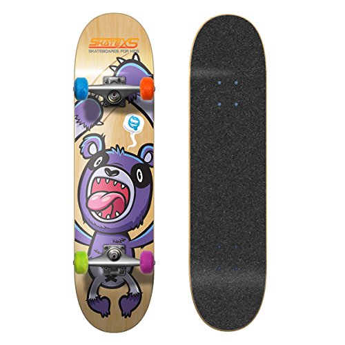 Black Grip Tape / Multi-Color Wheels