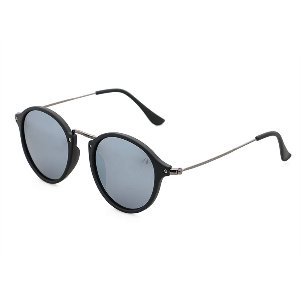 Vintage Round Polarized Sunglasses for Men & Women - UV 400 Protection Retro Classic Shades for Driving, Beach & Outdoor Activities