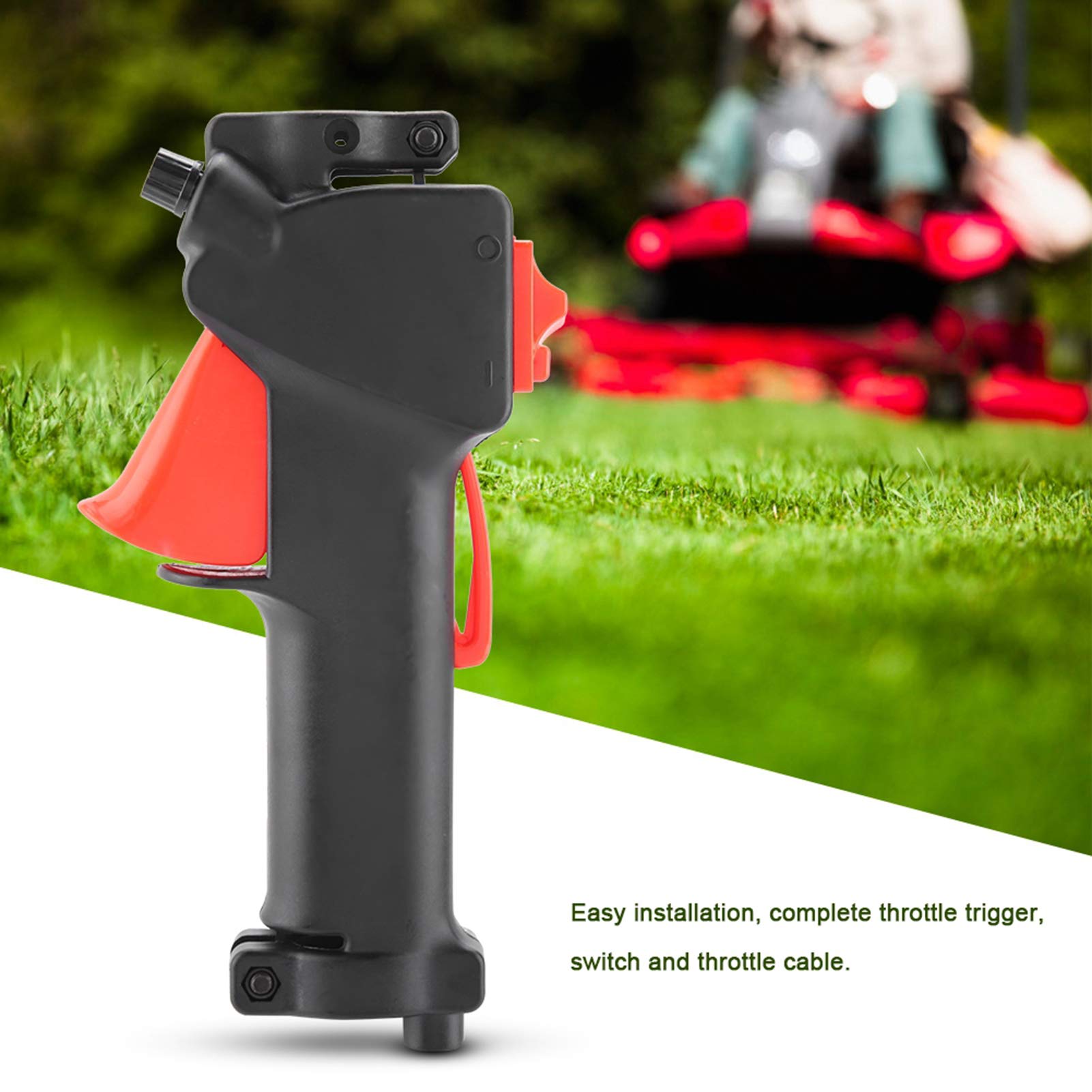 26mm Lawn Trimmer Throttle Trigger Cable - Replacement Handle Switch for Lawn Mowers, Brush Cutters & Strimmers - Durable Irrigation Machine Accessory Tool for Gardening & Landscaping