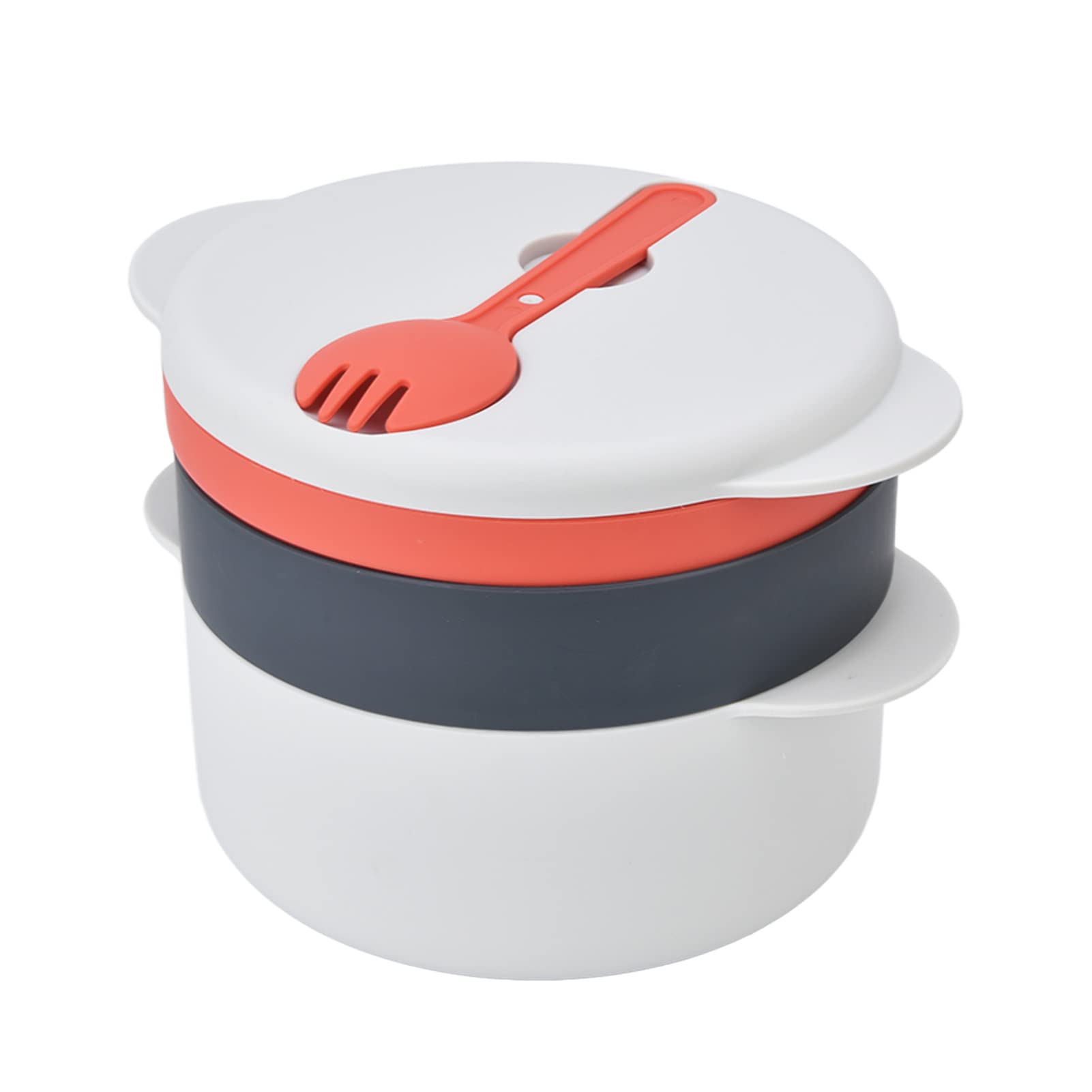 2L Microwave Steaming Container - Stackable Vegetable Cooker with Heat-Resistant Handle for Safe Cooking | Perfect for Meal Prep, Healthy Eating & Quick Microwave Meals