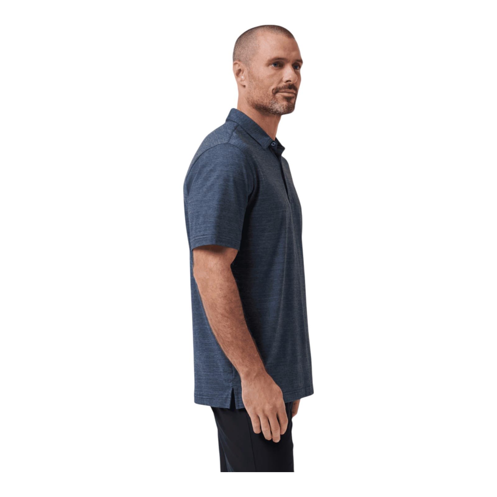 TravisMathew Men's The Heater Golf Polo Shirt - Moisture-Wicking Performance Shirt for Men | Perfect for Golf, Casual Wear & Outdoor Activities