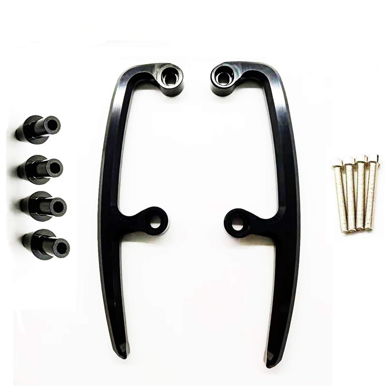 Kawasaki Z650 & Ninja 650 Motorcycle Rear Seat Passenger Armrest Handle - CNC Aluminum Grab Bar for 2017-2019 Models | Durable Motorcycle Accessories for Comfort & Safety (Black) | Perfect for Long Rides & Passenger Support