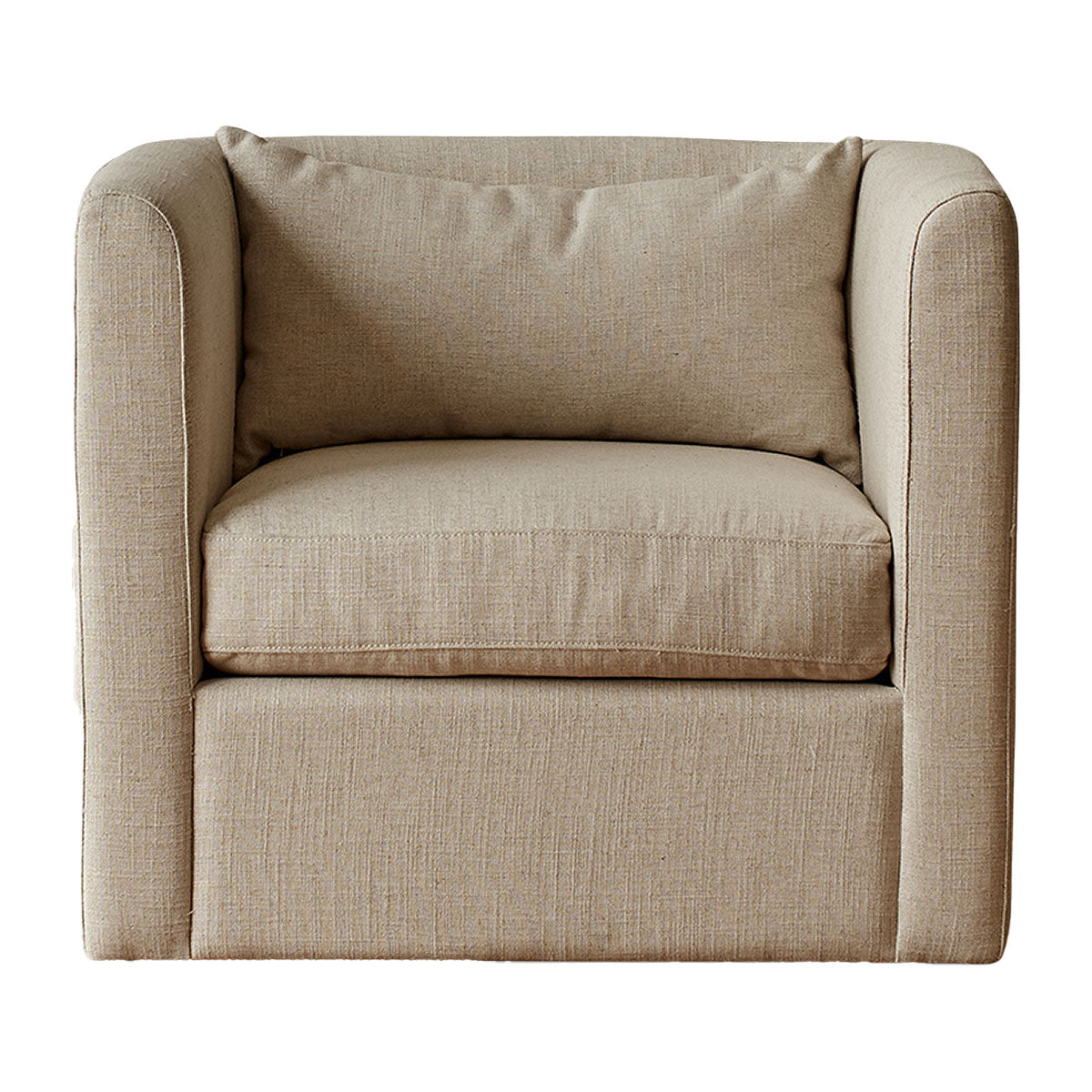 Mcmullin Etta Armchair - Modern Accent Chair for Living Room, Bedroom & Office - Stylish Upholstered Lounge Chair with Wooden Legs - Perfect for Relaxing, Reading & Decorating Your Home