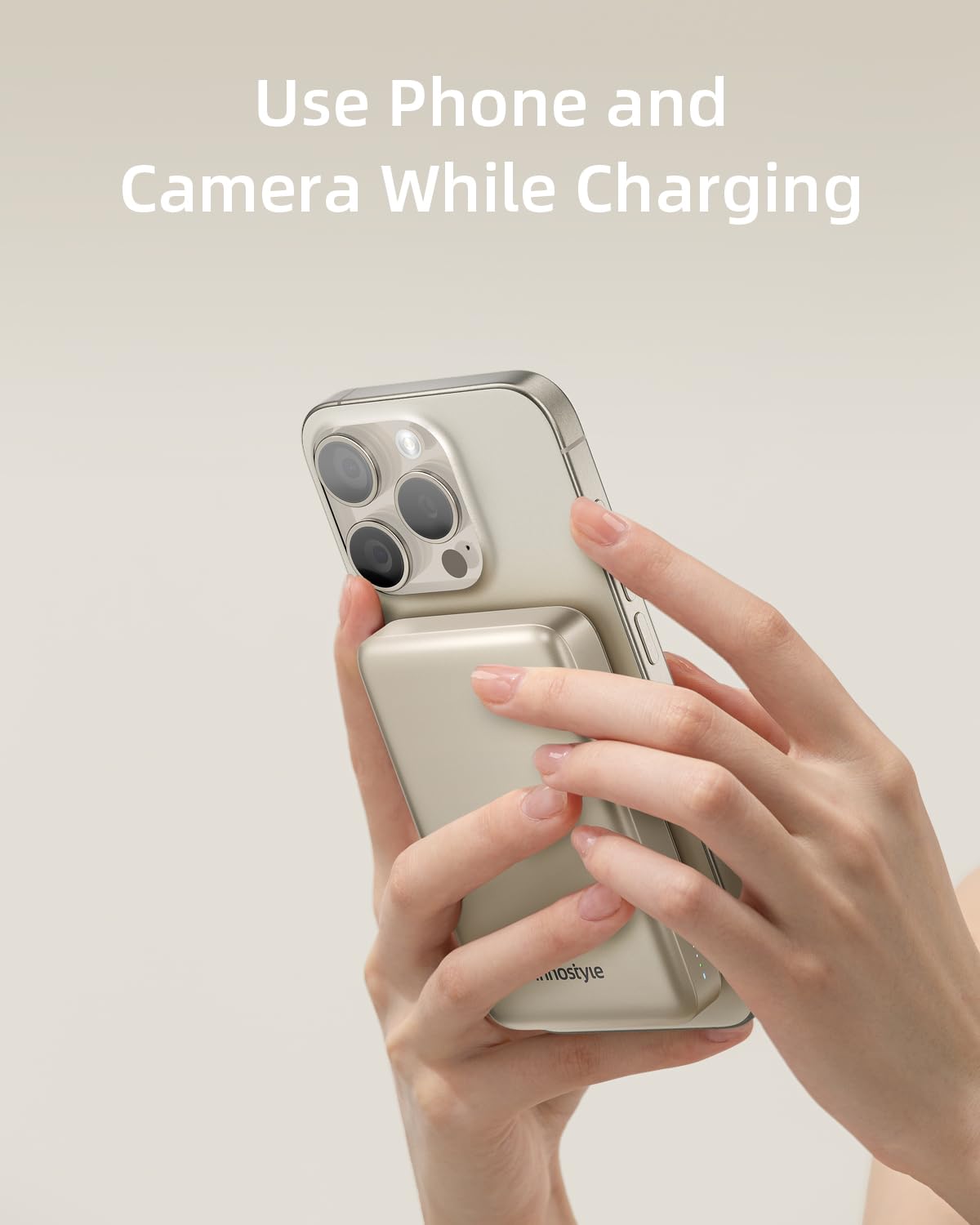 10000mAh Magnetic Wireless Portable Charger Power Bank - PD 20W Fast Charging with USB-C Cable for iPhone 12/13/14 | Perfect for Travel, Office & Outdoor Adventures