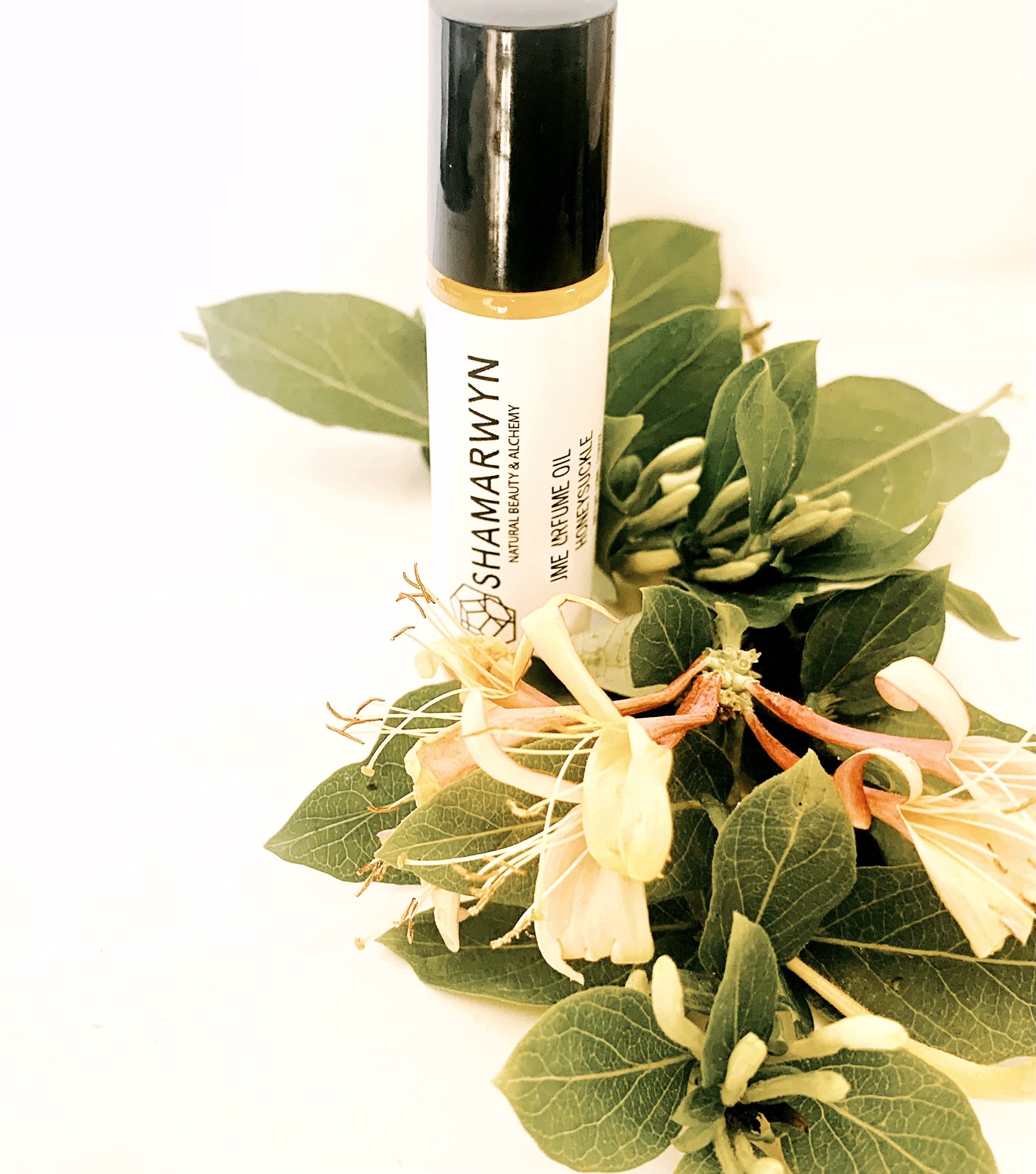 **Shamarwyn Natural Organic Honeysuckle Perfume Oil Roll-On - Pure Essential Oil Blend for Women, Floral Scent, Long-Lasting Fragrance | Perfect for Daily Wear, Date Nights & Special Occasions**