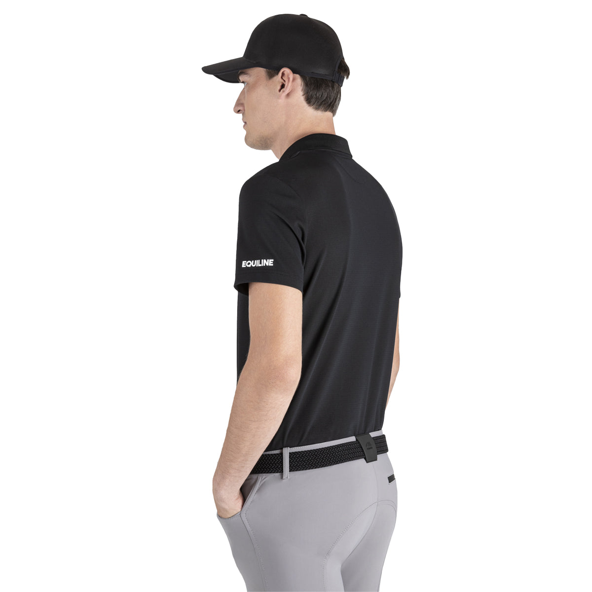 Equiline Men's CetaC Freetime Polo Shirt - Breathable Casual Short Sleeve Golf Shirt for Men - Perfect for Golf, Office & Summer Outings