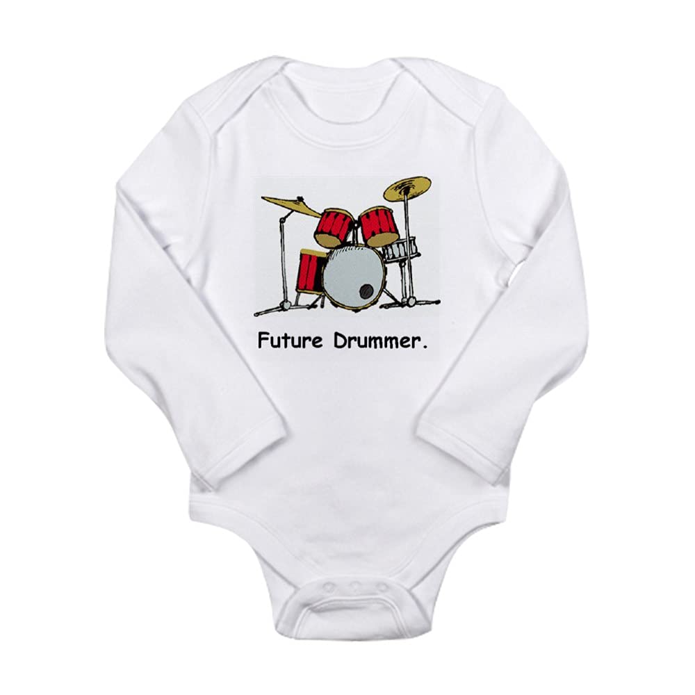 Future Drummer Baby Bodysuit - Cute Infant Onesie for Music Lovers - Perfect for Gifts, Photo Shoots & Rock Star Costumes