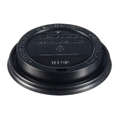 10-24oz Traveler Drink-Thru Lids for Tumblers - Black Reusable Cup Covers - Perfect for Coffee, Smoothies & On-the-Go Drinks