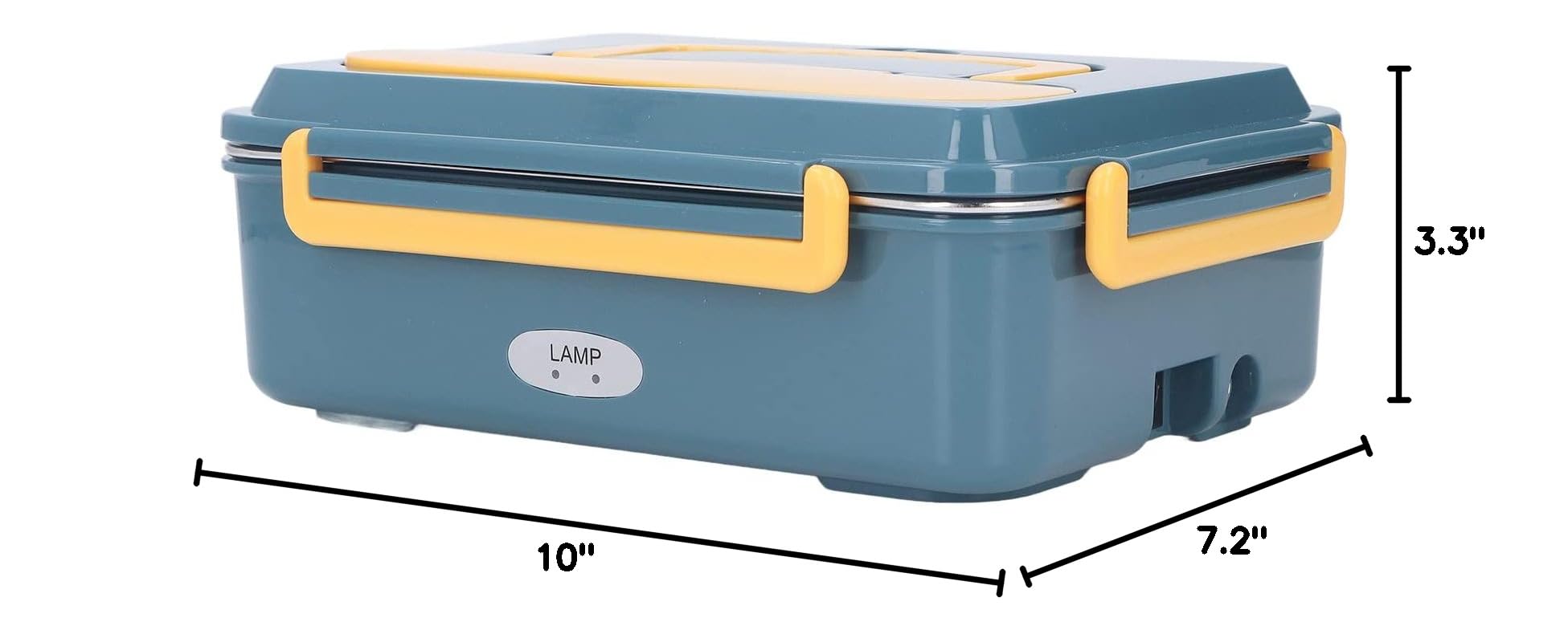 GLOGLOW Electric Lunch Box - Portable 304 Stainless Steel Leakproof Food Warmer for Office, Car & Home | USB Rechargeable Heating Lunch Container for Meals, Soup & Leftovers