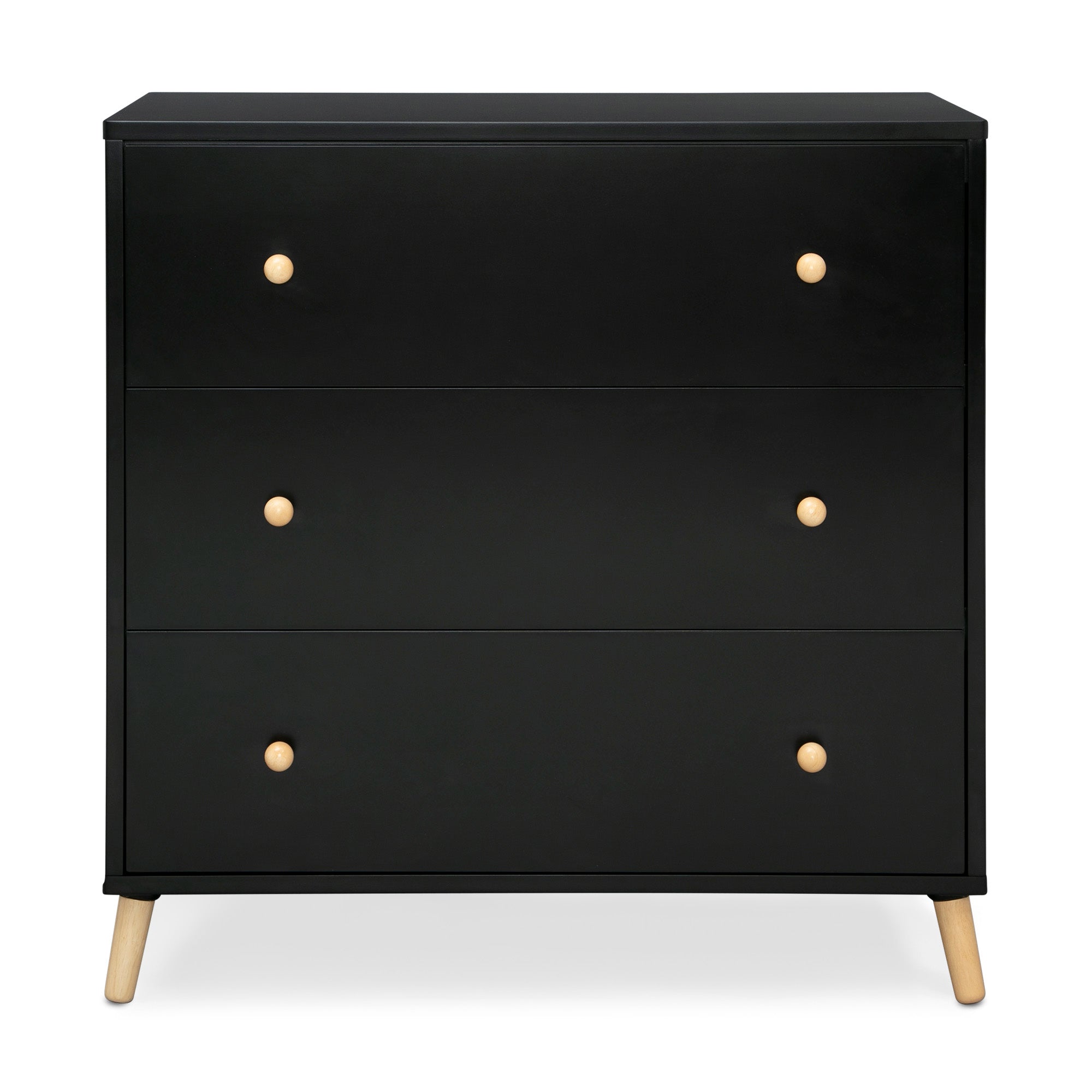 Essex 3-Drawer Wooden Dresser with Interlocking Drawers - Sturdy Bedroom Storage for Clothes and Accessories | Perfect for Master Bedroom, Guest Room or Dorm Organization