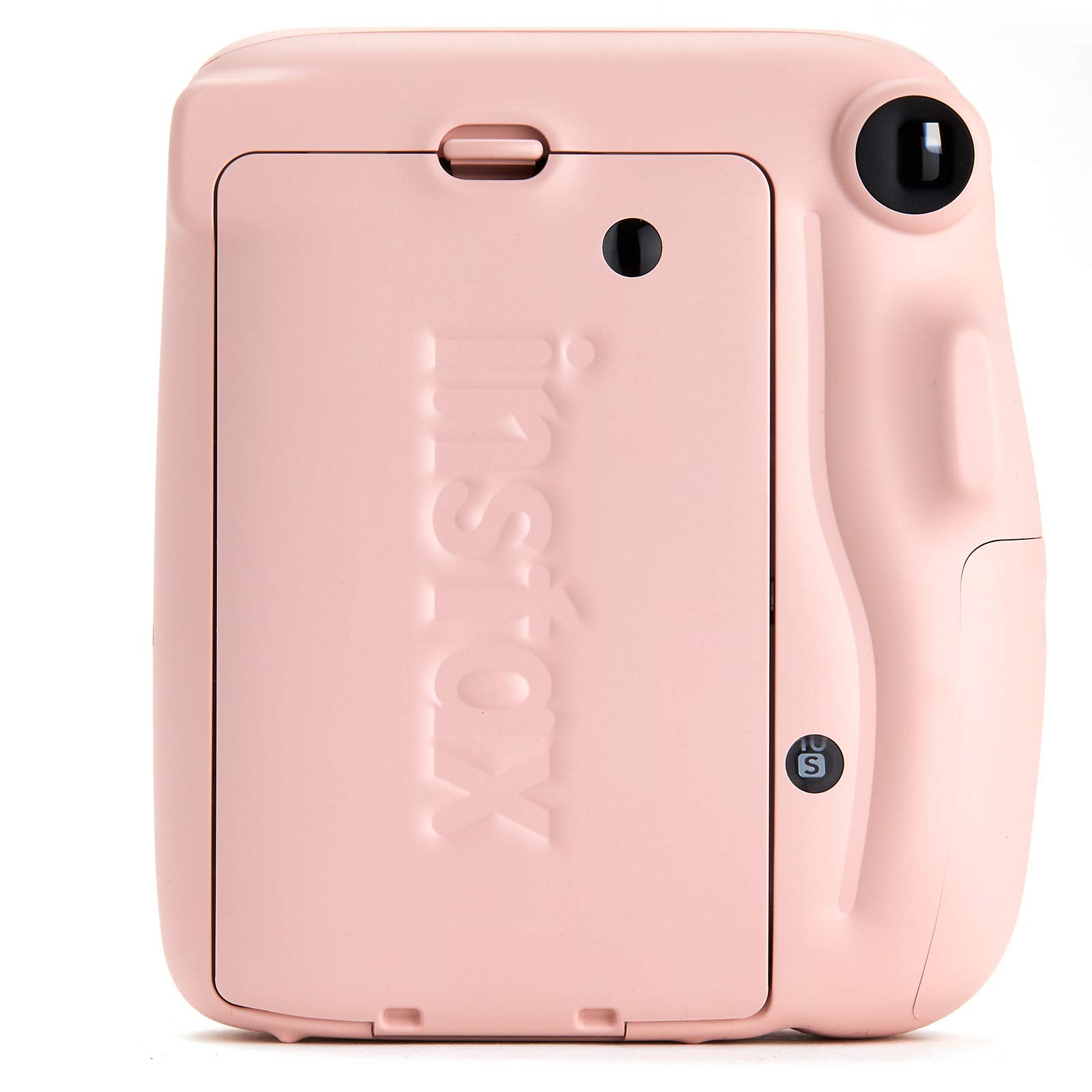 Fujifilm Instax Mini 11 Instant Camera Bundle - Blush Pink with Twin Pack Film, Rainbow Film, Protective Case & Travel Stickers | Perfect for Travel, Parties, Weddings & DIY Scrapbooking