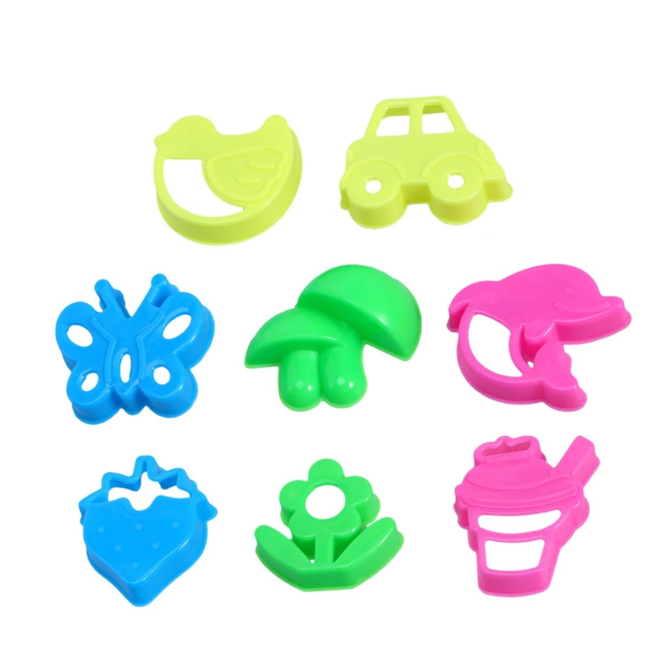 8pcs Kids Sand Play Set with Clay Molds - Space Themed Sand Table Toys for Boys & Girls, Sensory Play Kit for Beach, Sandbox & Indoor Play - Includes Sand Tray & Playdough Tools