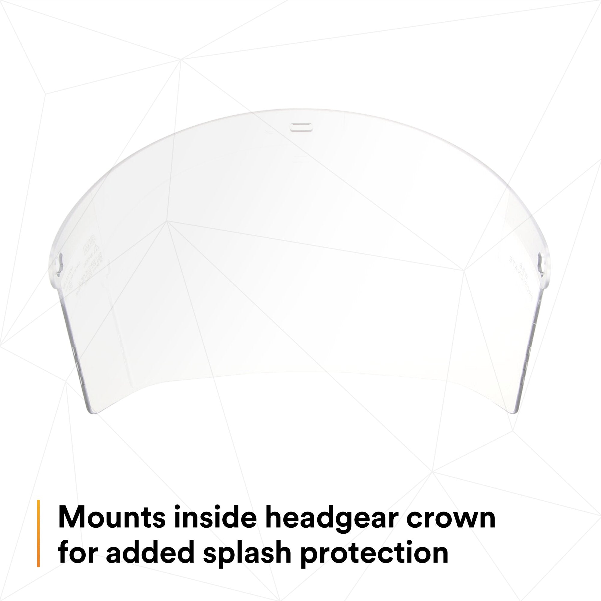3M Clear Propionate Faceshield W96 (82700-00000) - Molded Safety Face Shield for Construction, Woodworking & Industrial Use - Impact Resistant Eye Protection for DIY Projects & Workplace Safety