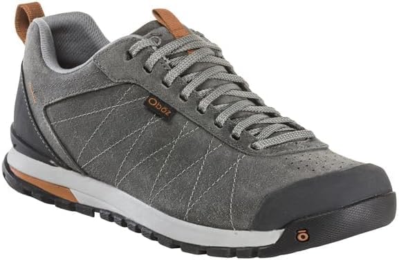Oboz Men's Bozeman Low Leather Hiking Shoes - Lightweight & Durable Outdoor Footwear for Trail Walking, Camping & Adventure Travel