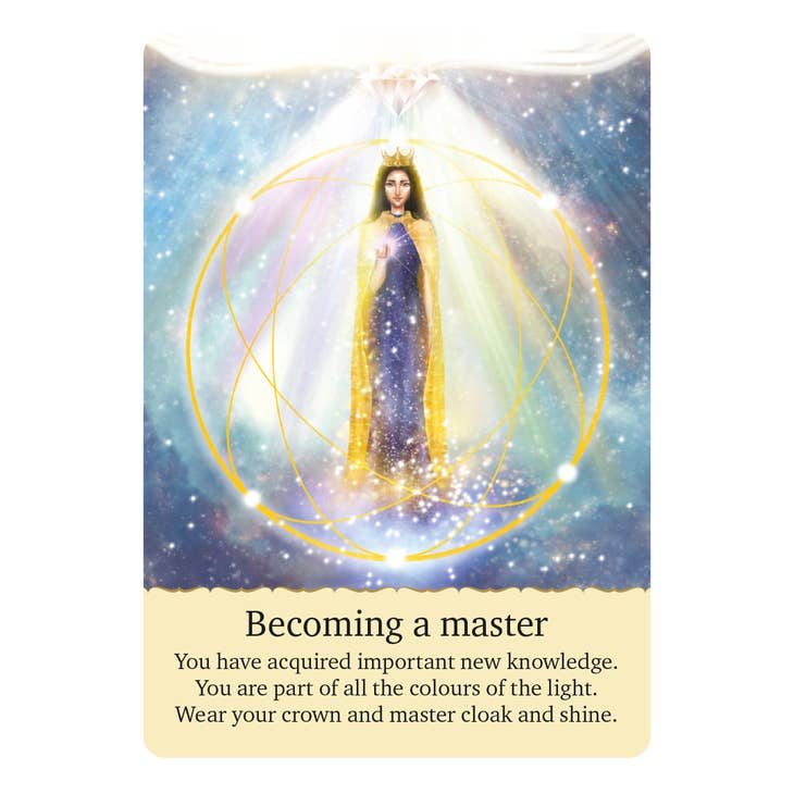 Galactic Wisdom Oracle Deck - 78-Card Divination Deck for Spiritual Guidance, Tarot Reading & Self-Discovery | Perfect for Meditation, Energy Healing & Intuitive Development