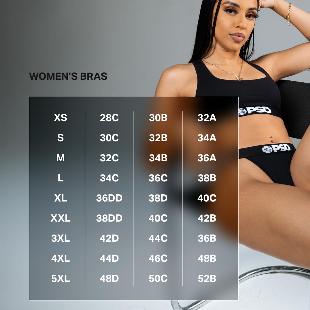 PSD Women's Basic Solid Sports Bra - Breathable Racerback Workout Bra with Microfiber Fabric | Yoga, Running, Gym & Activewear