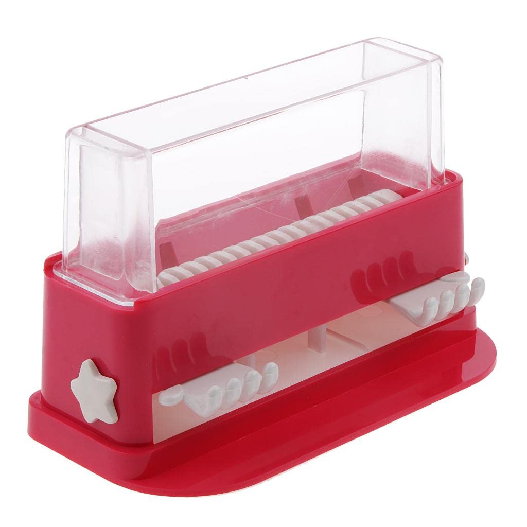 Professional Eyelash Extension Swab Brush Storage Box - Red | Lash Glue Remover Brush Organizer | Perfect for Salon, Spa & Home Makeup Use