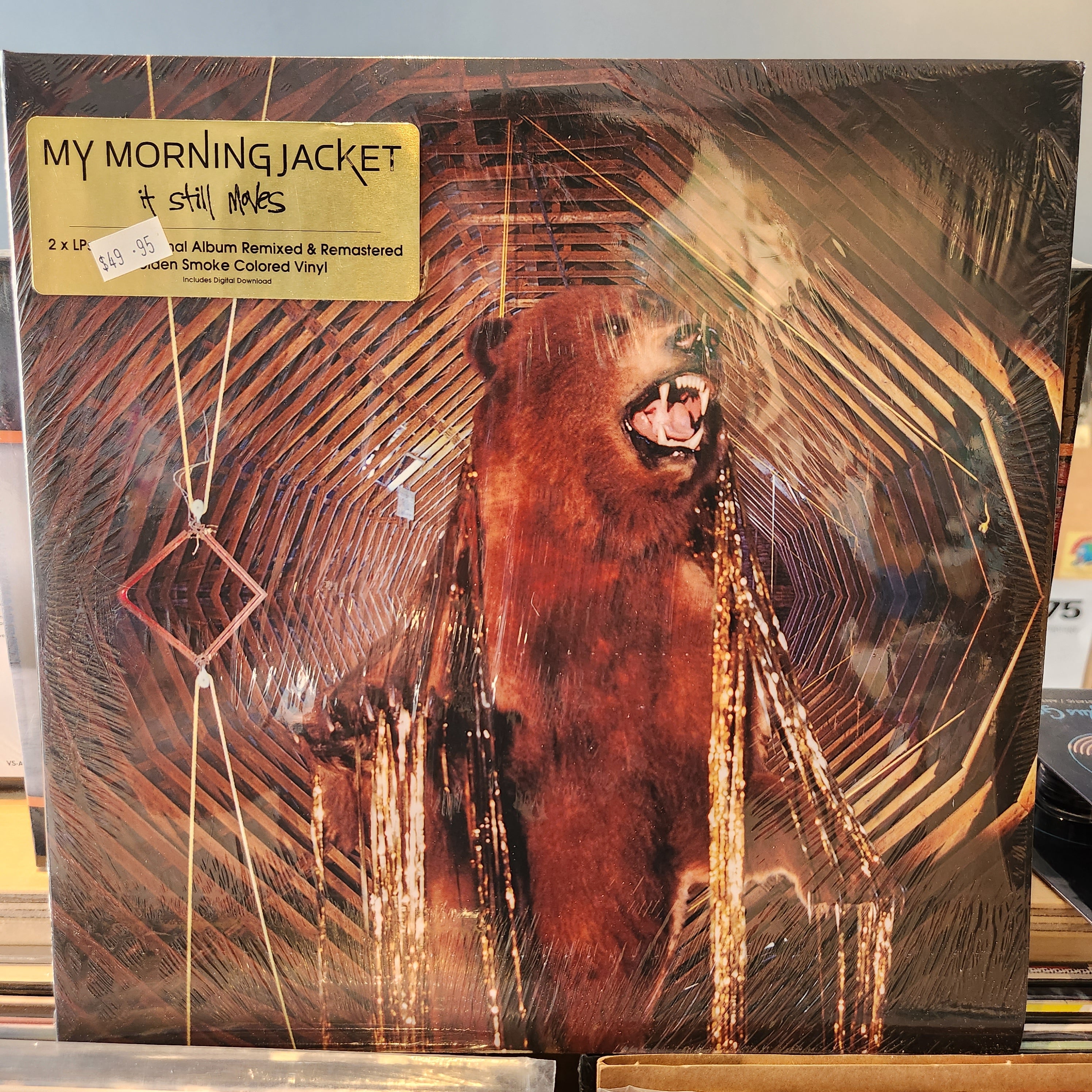 My Morning Jacket - It Still Moves (Golden Smoke Colored Vinyl LP) | Limited Edition Record for Music Collectors & Vinyl Enthusiasts | Perfect for Home Listening & Gifts