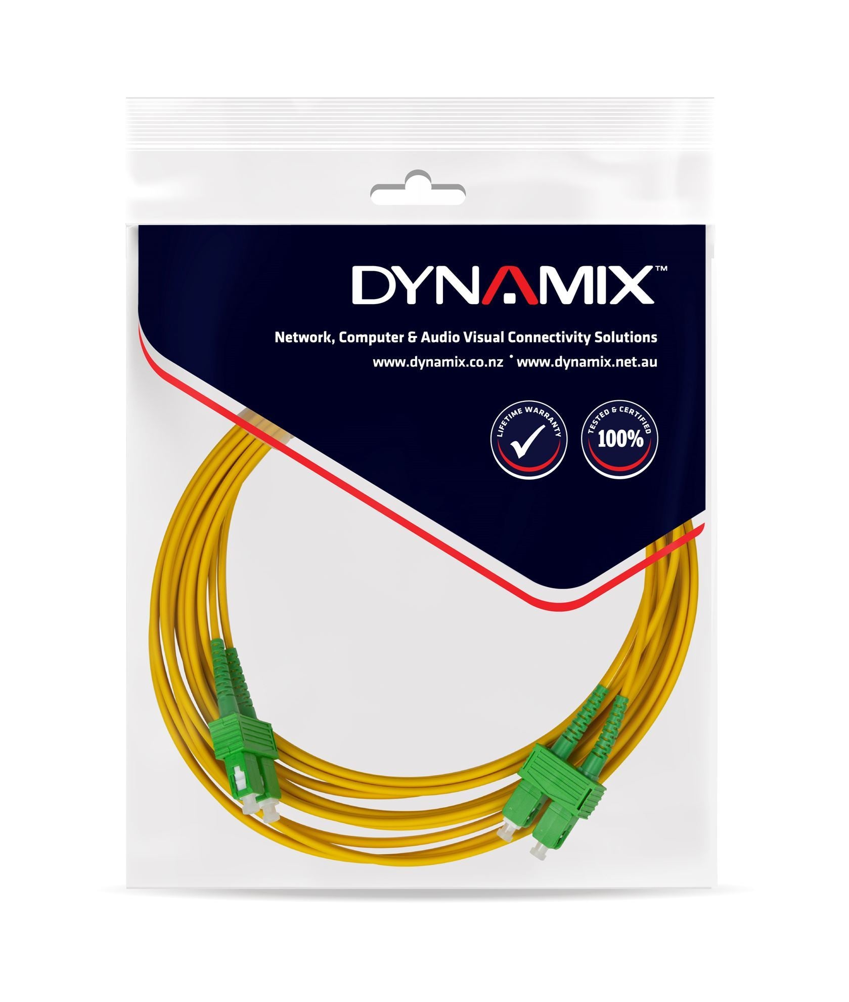 0.5M 9u SC APC/SC APC Duplex Single Mode G657A1 Bend Insensitive Fiber Patch Cable - High Speed Data Transmission for Telecom, Data Centers & Home Networking
