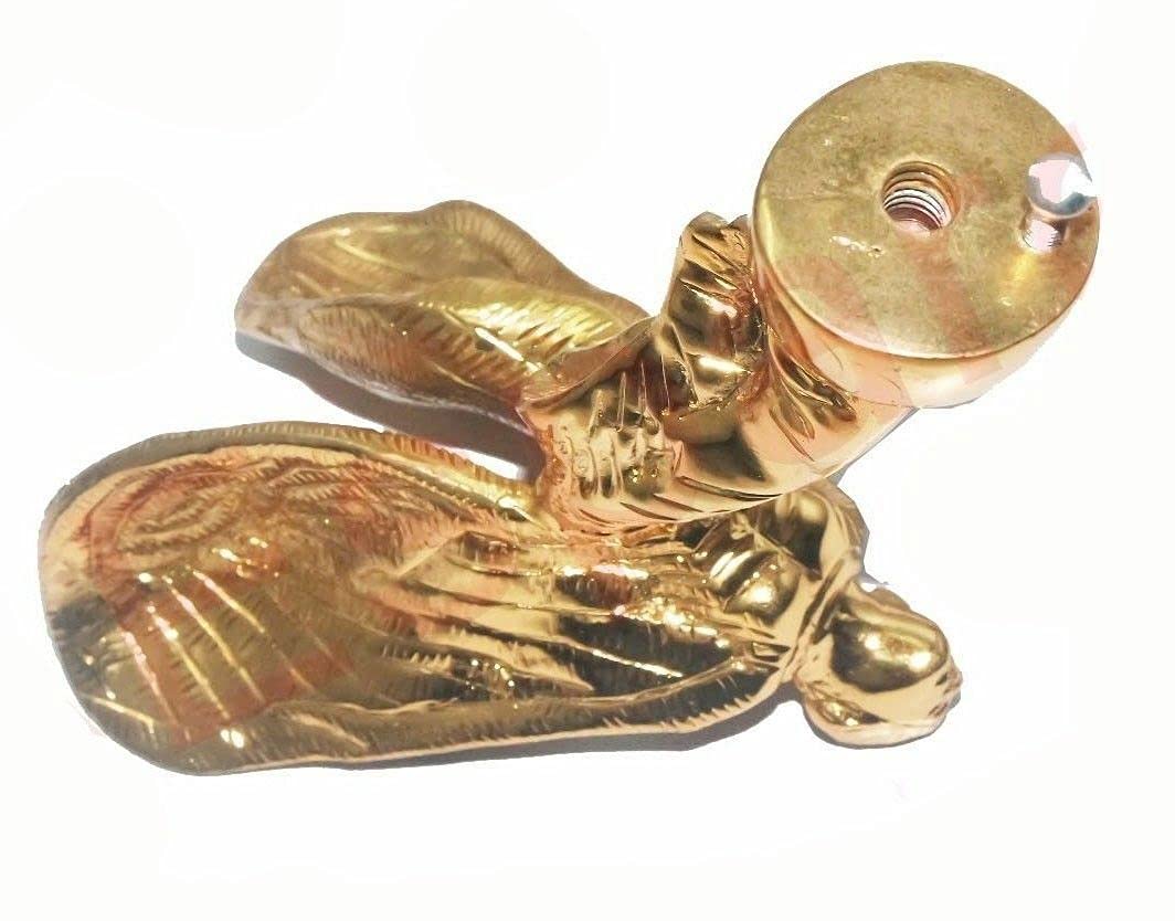 Rolls Royce Spirit of Ecstasy Hood Ornament - Premium Brass Car Emblem for Luxury Vehicle Customization | Perfect for Classic & Modern Rolls Royce Models