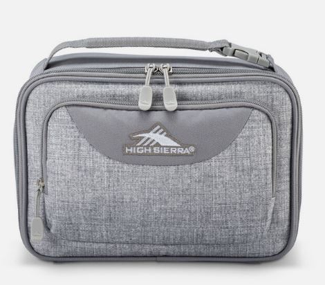 High Sierra Single Compartment Lunch Box - Insulated Cooler Bag for School, Work & Outdoor Activities | Leak-Proof & Durable Lunch Tote for Kids & Adults | Perfect for Picnics, Hiking & Daily Commute