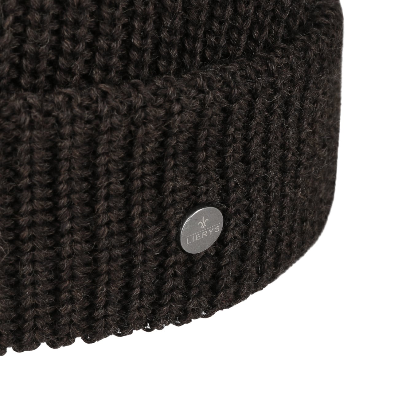 Lierys Knit Bobble Hat - Warm Winter Beanie for Men & Women - Cozy Cable Knit Pom Pom Hat for Cold Weather - Perfect for Skiing, Snowboarding & Outdoor Activities