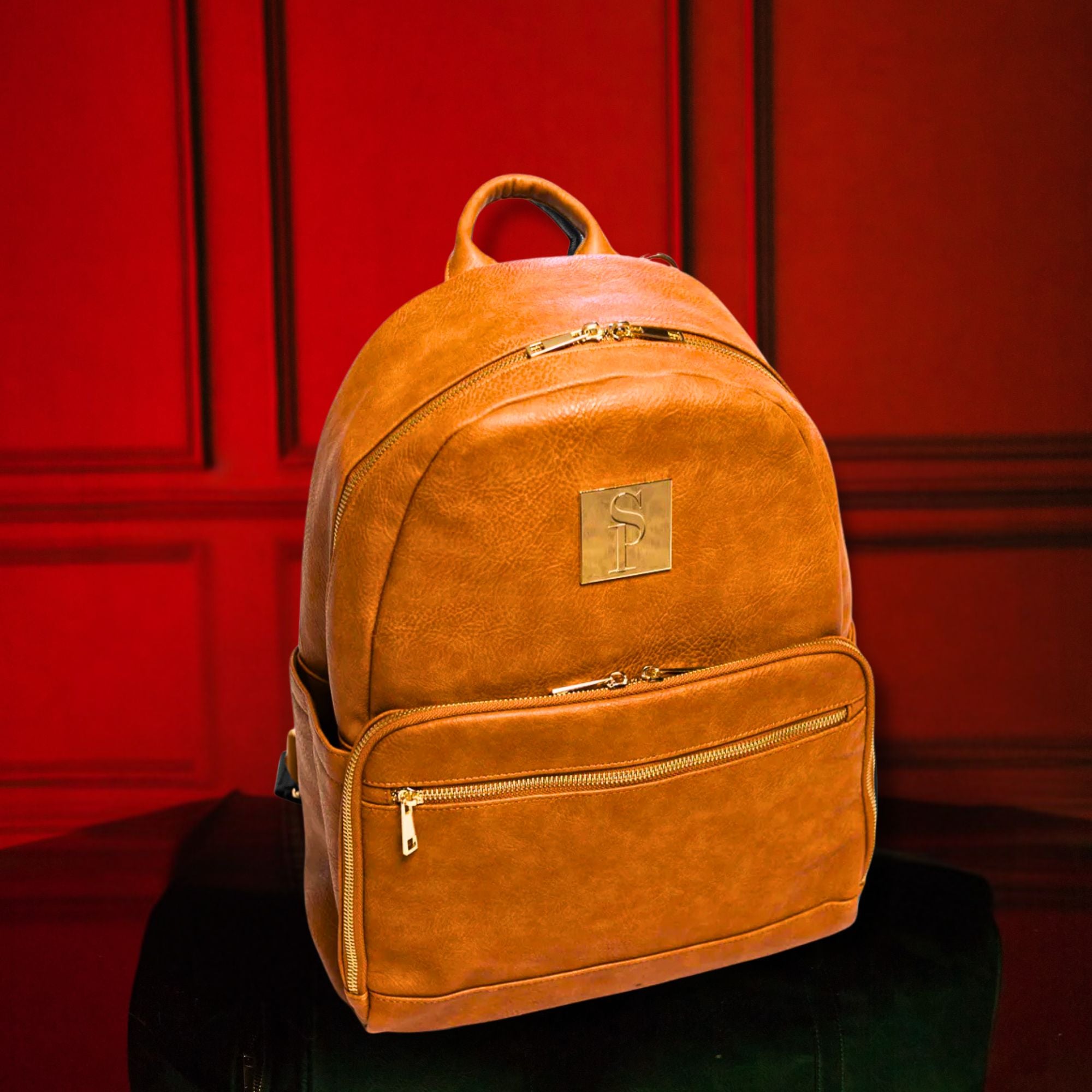 Premium Brown Leather Backpack for Men & Women - Durable & Stylish Carry-On Bag for Travel, Work & Daily Use