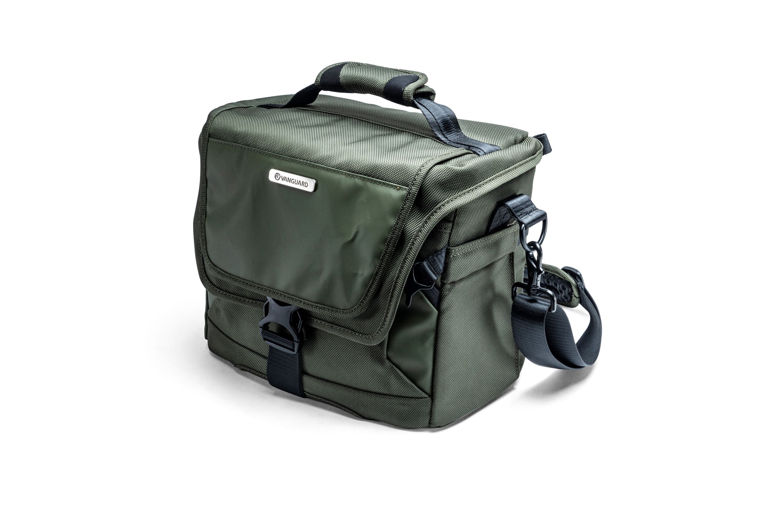 VEO SELECT 28S GR Shoulder Bag for Women - Lightweight Crossbody Purse with Adjustable Strap, Water-Resistant Green Handbag - Perfect for Travel, Work & Everyday Use