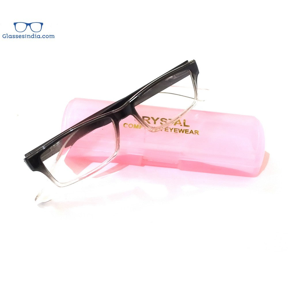Blue Light Blocking Rectangle Computer Glasses for Men - Anti Eye Strain, UV Protection - Perfect for Gaming, Office Work & Screen Time