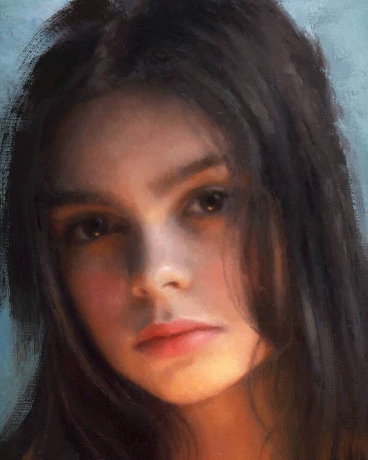 500-Piece Adult Jigsaw Puzzle - Beautiful Girl Portrait Oil Painting Art, Elegant & Noble Fine Art Collection for Home Decor, Family Gifts & Educational Activities | Perfect for Relaxation, Stress Relief & Quality Family Time