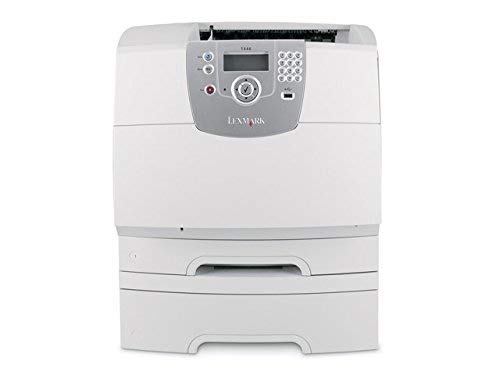 Lexmark T640tn High-Speed Monochrome Laser Printer - 35ppm, 1200x1200 dpi, 850-Sheet Capacity - Legal/A4 Paper Support - USB/Parallel/Ethernet Connectivity - GSA Certified Renewed Printer for Office & Government Use
