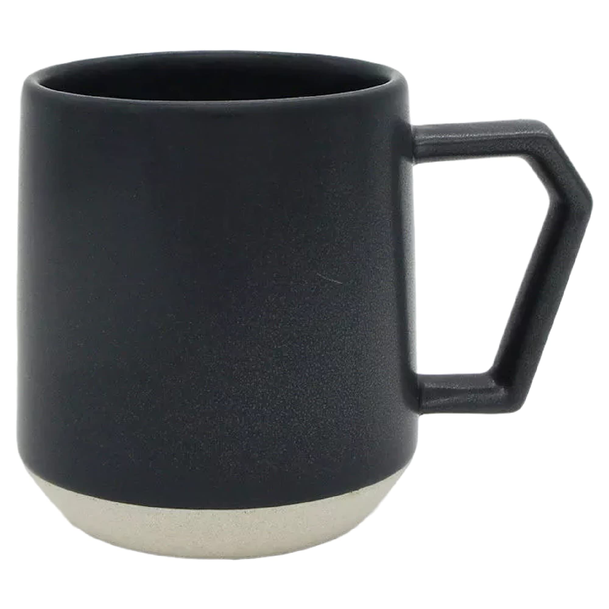 Premium Japanese Ceramic Coffee Mug & Tea Cup - 12oz, Dishwasher & Microwave Safe, Matte Black - Perfect for Home, Office & Gifts