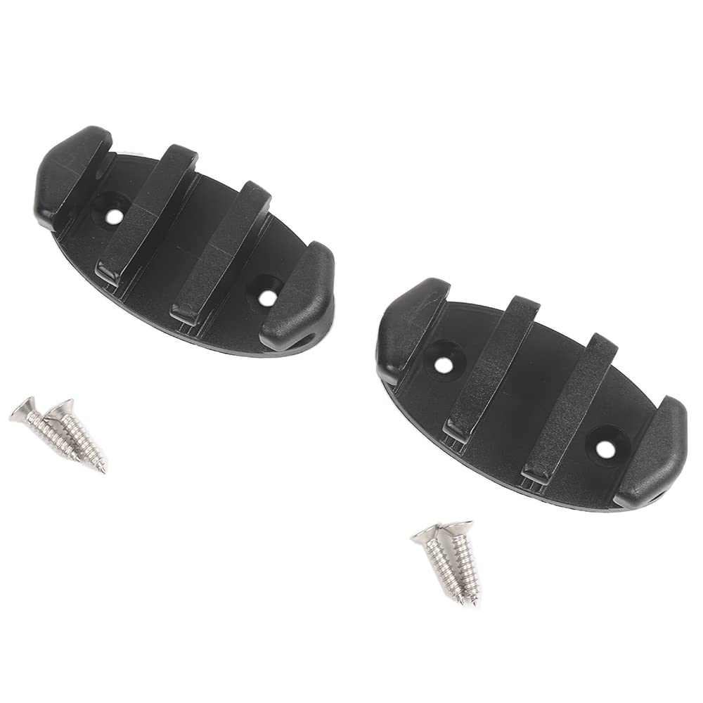 Thorn Kayak Anchor Cleat - Heavy Duty Line Cleat for Kayak Track & Rail Mount - Black Kayak Fishing Accessories - Perfect for Secure Anchoring & Rope Management While Fishing