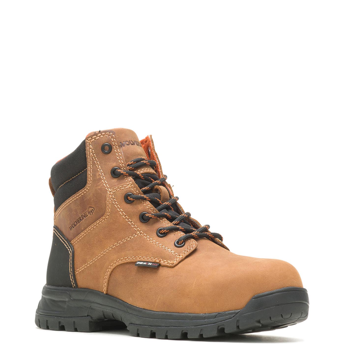 Piper Women's Composite Toe Work Boots - Lightweight Safety Shoes for Construction, Warehouse & Outdoor Work - Tan Leather Work Boots for Women