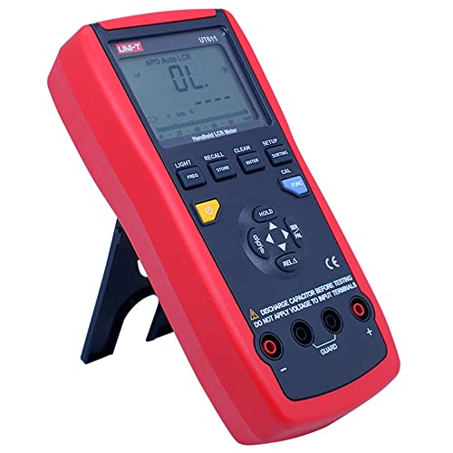 UNI-T UT611 Digital LCR Meter - 6000 Counts Inductance Capacitance Resistance Tester with Series/Parallel Mode, Quality Factor, Loss & Phase Angle Measurement - Perfect for Electronics Repair, Circuit Testing & Component Analysis