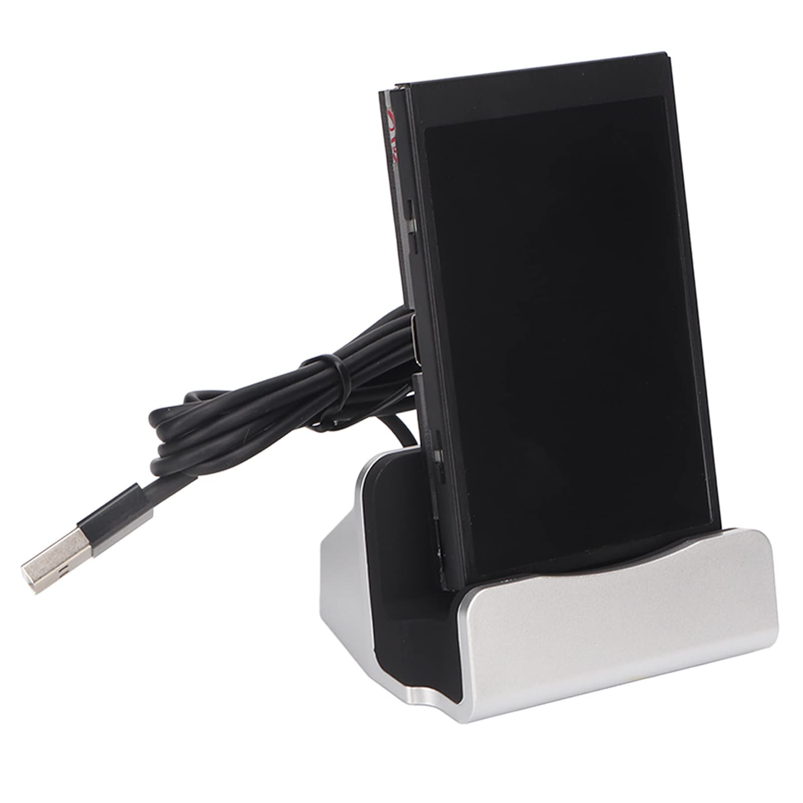 Jectse 3.5 Inch IPS Computer Temperature Monitor - USB C Auto Off Rotatable Display for PC CPU RAM GPU Usage - Full View Desktop Hardware Monitoring Tool (Black) - Perfect for Gaming Rigs, Workstations & Server Rooms