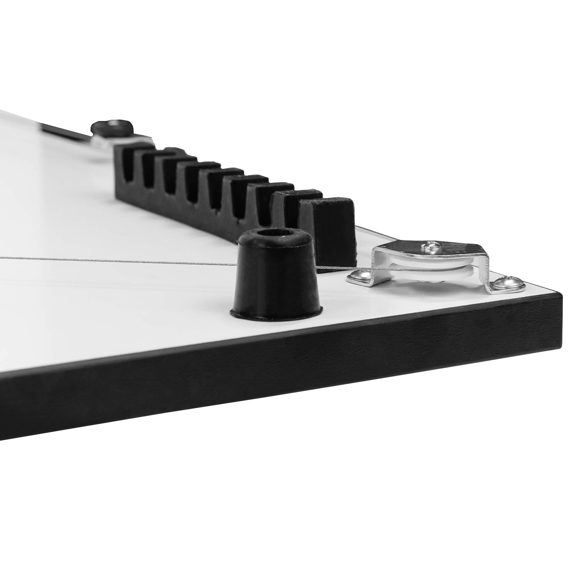 Pacific Arc PXB 23x31 Inch White Table Top Drawing Board with Parallel Bar - Perfect for Architects, Engineers, and Drafting Professionals