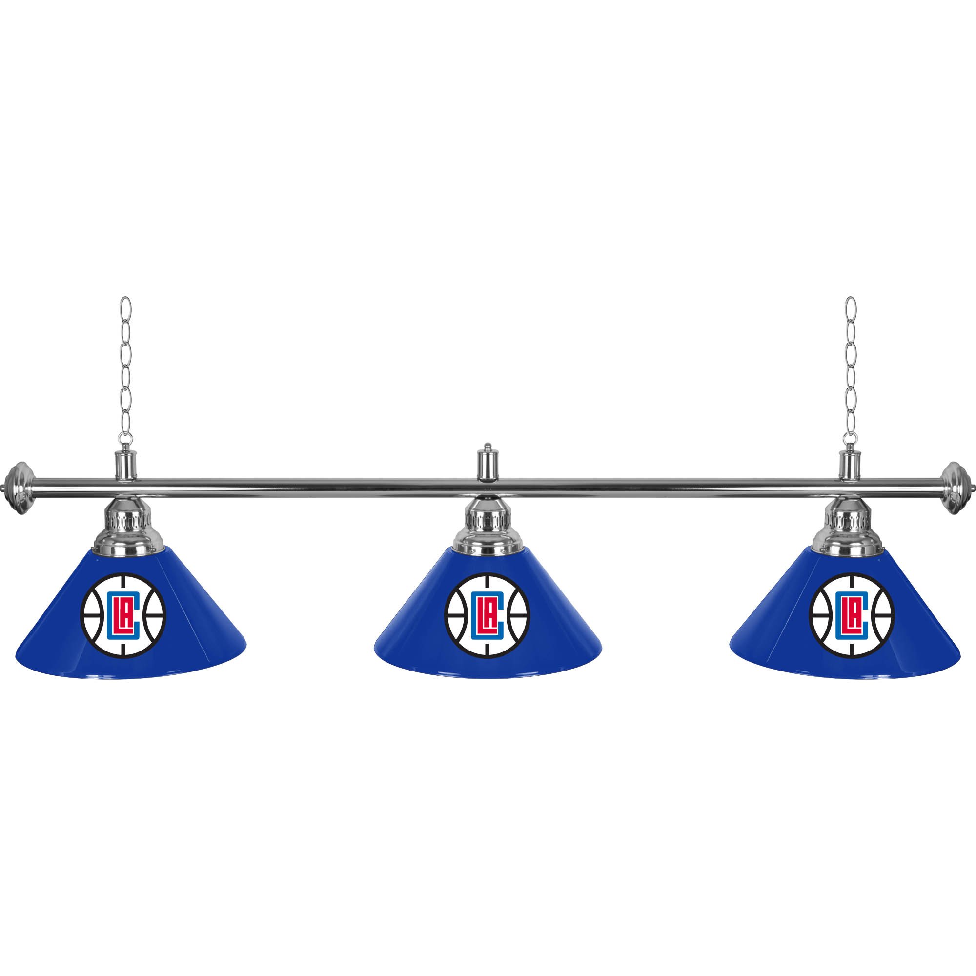 Los Angeles Clippers NBA 3-Shade Billiard Lamp - Officially Licensed LED Pool Table Light - Perfect for Game Rooms, Man Caves & Sports Bars
