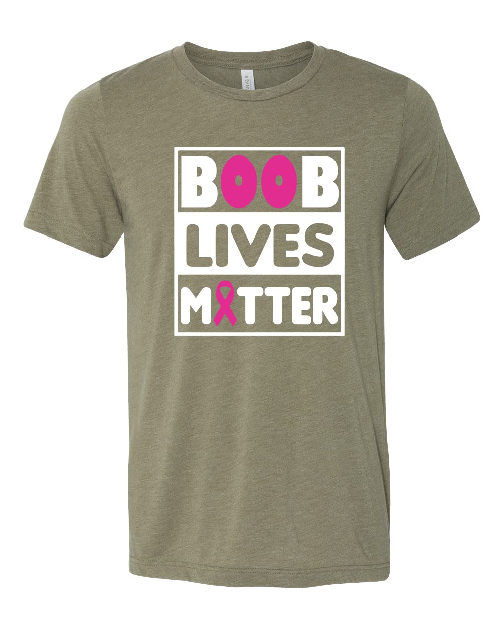Boob Lives Matter Shirt - Breast Cancer Awareness Tee with Pink Ribbon - Motivational & Inspirational Cancer Survivor Shirt - Stronger Than Cancer - Perfect for Support Events, Fundraisers & Survivor Celebrations
