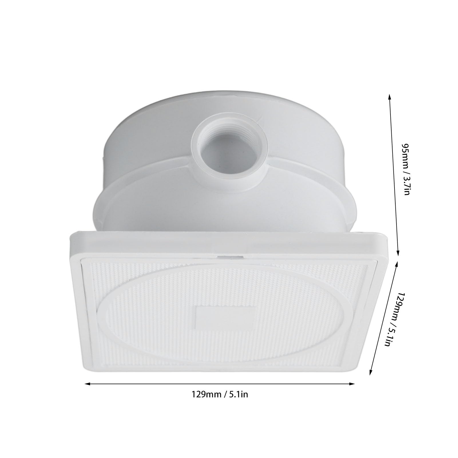 HEEPDD Underwater Junction Box G3/4in DN20 Waterproof Pool Light Distribution Box - Ideal for Swimming Pool Lighting, Fountain Lights, and Underwater LED Installations