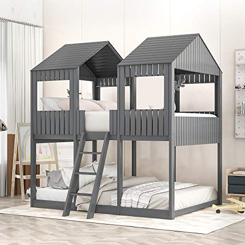 Gray + Wood