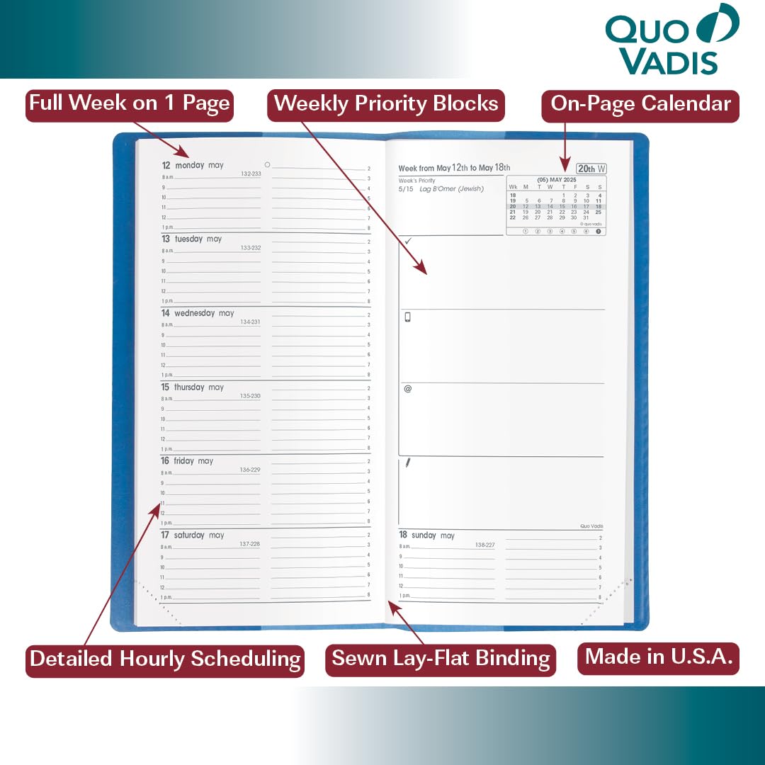 Quo Vadis 2025 Refill for IB Traveler Planner - 3.5